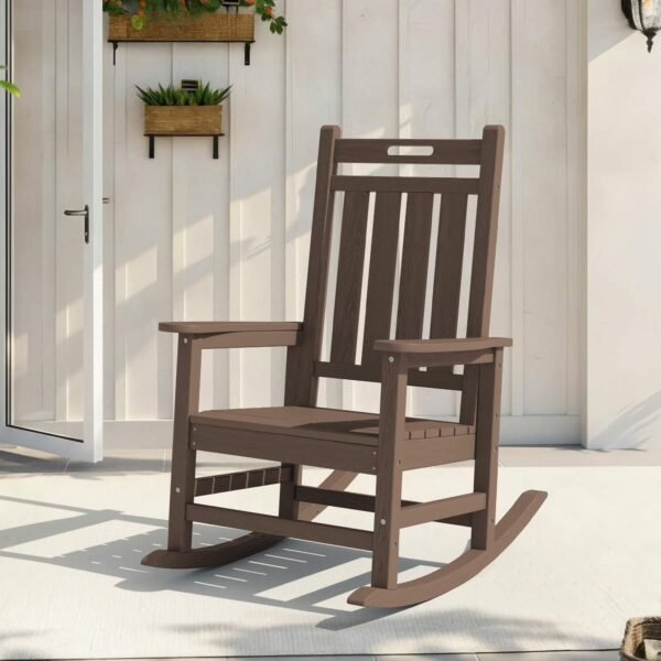 haswbhk1xl8anvqdynrh.jpg HDPE Outdoor Rocking Chair – Brown
