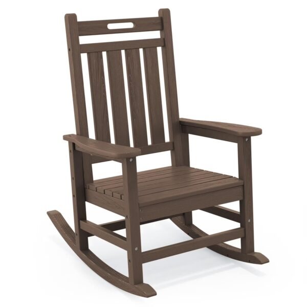 klohrz8gzqcfhd3nfrny.jpg HDPE Outdoor Rocking Chair – Brown