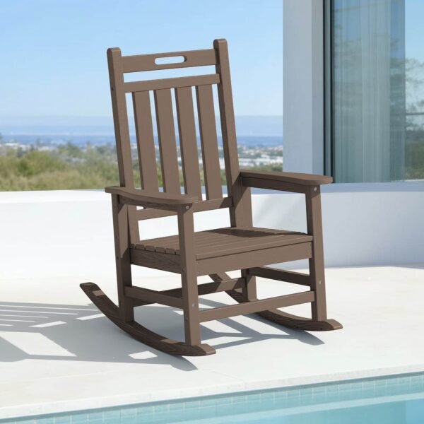 x76ulno0ds8wsa9rsl4i.jpg HDPE Outdoor Rocking Chair – Brown
